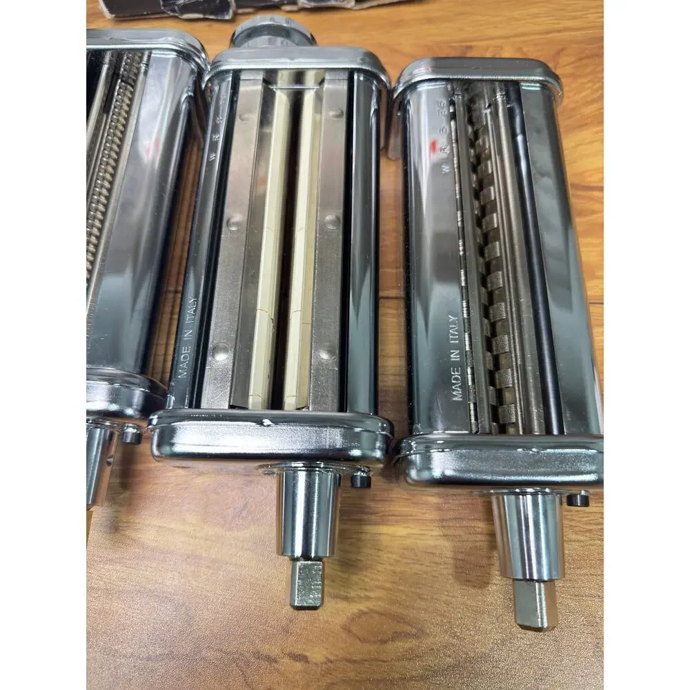 Kitchenaid 3 Piece Pasta Roller and Cutter Attachment KPRA Stand Mixer Italy